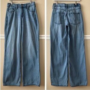 Hollister High Rise Baggy Jeans Size 27 Long